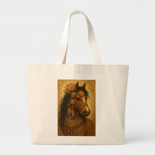 Reversible Horse Print Tas (Voorkant)