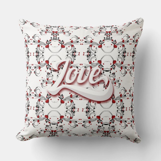 Reversible Love Pillow Valentine Day Kussen (Voorkant)