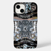 Revforth Elegant Monogram Case-Mate iPhone Case (Achterkant)