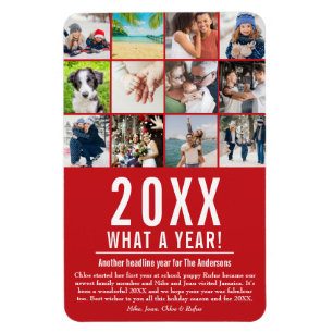 Review 12 Feestdagen voor kerstfoto's Magneet