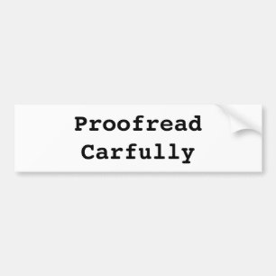 review bumpersticker