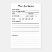 Review en informatie over persoonlijke boeken post-it® notes (Voorkant)