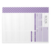 Review Pagina's Notitieblok Lavender Reading (Voorkant)