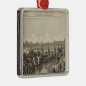 Review van de troepen metalen ornament (Rechts)