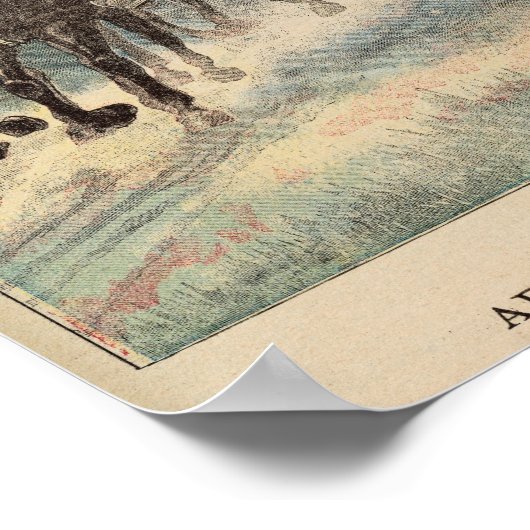 Review van de troepen poster (Hoek)