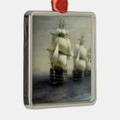 Review van de Zwarte Zee Vloot Metalen Ornament (Rechts)