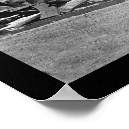 Review van het grote leger door het Amerikaanse ho Poster (Hoek)