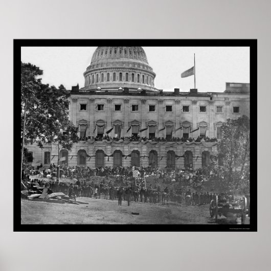 Review van het grote leger door het Amerikaanse ho Poster (Voorkant)