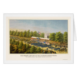 Review van het Grote Leger in Washington, DC 1865