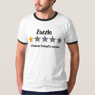 Review van Zazzle een ster T-shirt