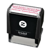 Review Verzoek + Naam Rubber Stempel (Product)