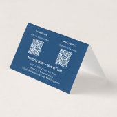 Reviewen Aanbieding Blue&White B&B Bedankt Gevouwe Kaart (Achterkant)