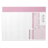 Reviewen voor het lezen van kasmere Rozen Notitieblok (Voorkant)