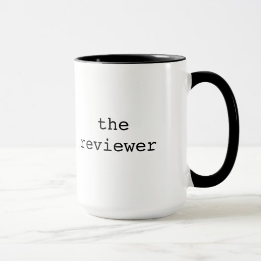 Reviewer coole cadeau mok (Rechts)