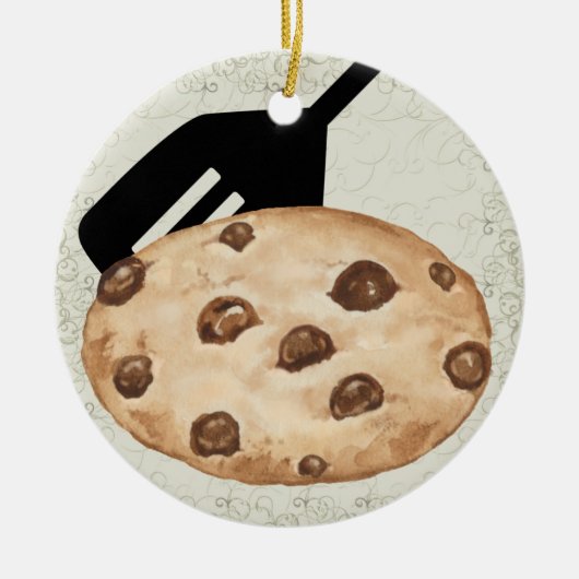 Revised Chocolate Chip Cookie - SRF Keramisch Ornament (Voorkant)