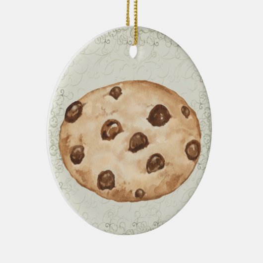 Revised Chocolate Chip Cookie - SRF Keramisch Ornament (Rechts)