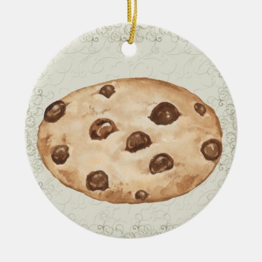 Revised Chocolate Chip Cookie - SRF Keramisch Ornament (Voorkant)
