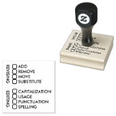 Reviseren en bewerken Schrijven Proces Rubber Stam Rubberstempel (Gestempeld)