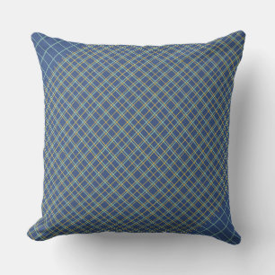 Revisisted Tartan Blue Pillow Kussen