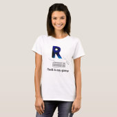 Revit is mijn game t-shirt (Voorkant volledig)
