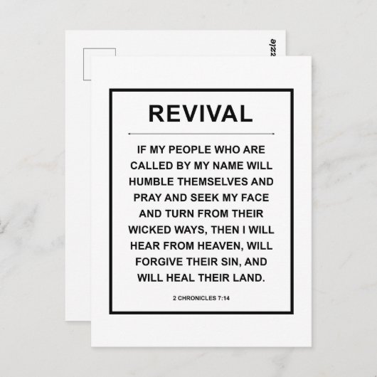 Revival Briefkaart (Voorkant / Achterkant)