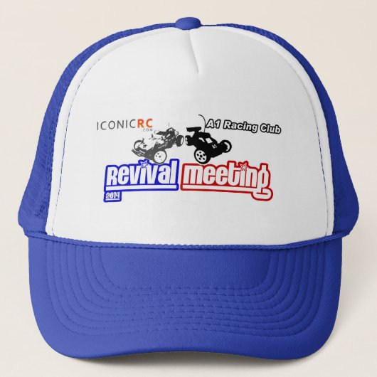 Revival Trucker Pet (blauw) (Voorkant)