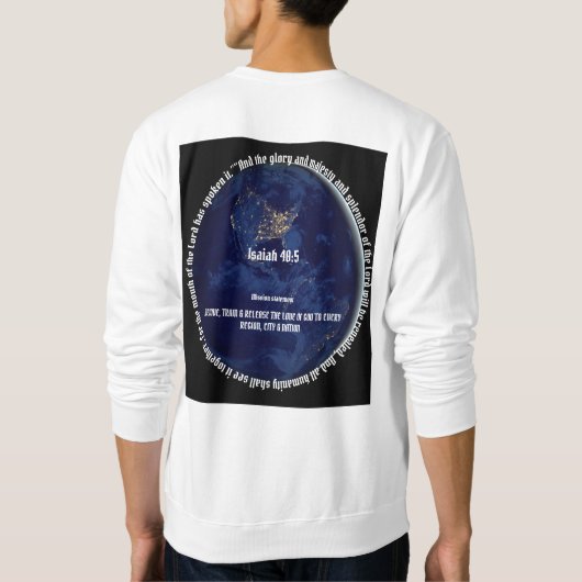 Revival voor alle regio's in de stad en wittevette trui (Achterkant)