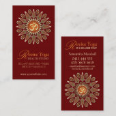 Revive Yoga Om New age Visitekaartjes (Voorkant / Achterkant)