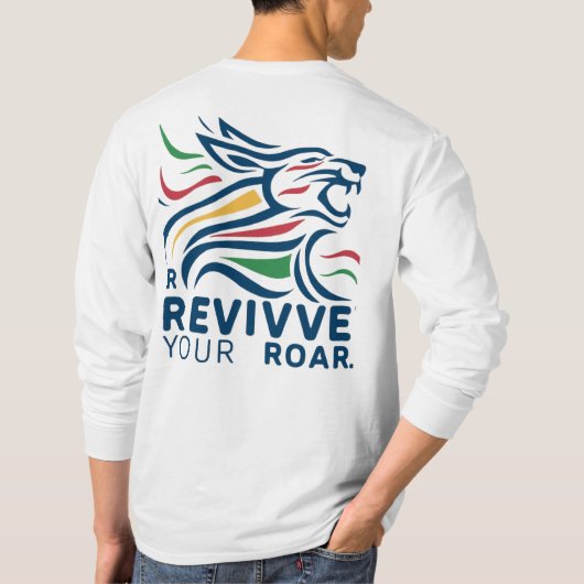 Revive Your Roar - Motivatie T-shirt (Achterkant)