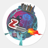 Revnjenz Planet Sticker (Voorkant)