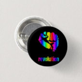 Revo Rainbow-Button/Phoenix Ronde Button 3,2 Cm (Voorkant /achterkant)