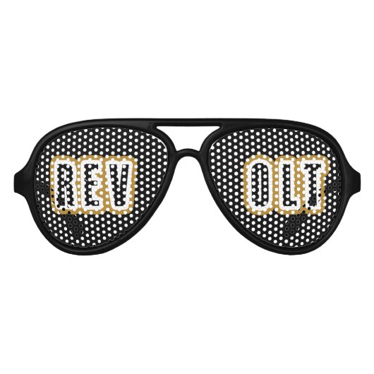 Revolt Aviator Party Shades Zonnebril (Voorkant)