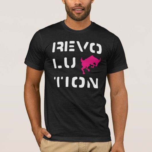 REVOLT Black T-shirt (Voorkant)
