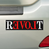 Revolt Bumpersticker (Op auto)
