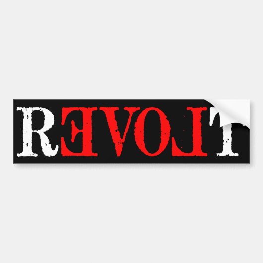 Revolt Bumpersticker (Voorkant)