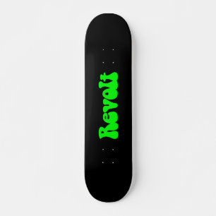 Revolt - Groen op zwart Persoonlijk Skateboard