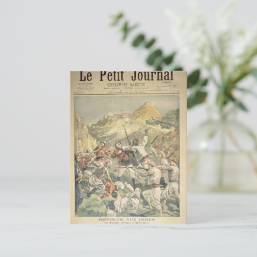 Revolt in India Briefkaart (Staand voorkant)