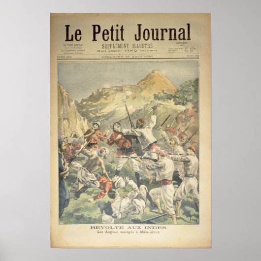 Revolt in India Poster (Voorkant)