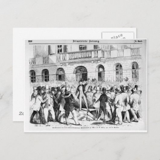 Revolt in Wenen Briefkaart (Voorkant / Achterkant)