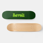Revolt - Martian Green over Dk Green Persoonlijk Skateboard (Horizontaal)