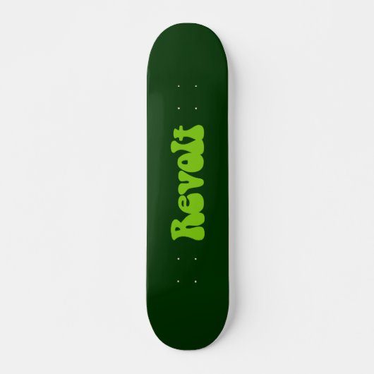 Revolt - Martian Green over Dk Green Persoonlijk Skateboard (Voorkant)