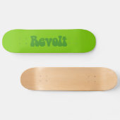 Revolt - Shades of Green Persoonlijk Skateboard (Horizontaal)