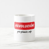 ¡Revolución! pero primero, café novelty coffee mug Koffiemok (Center)