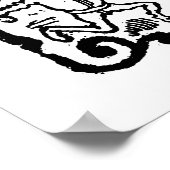 Revolucionaria door José Guadalupe Posada Poster (Hoek)