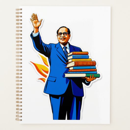 Revolutie begint met boeken" planner (Voorkant)