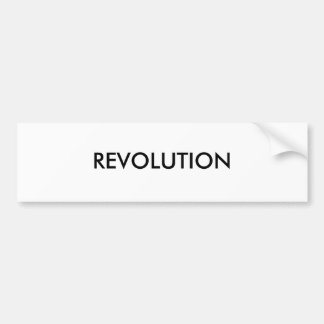 REVOLUTIE BUMPERSTICKER