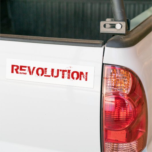 REVOLUTIE BUMPERSTICKER (Op Truck)