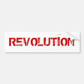 REVOLUTIE BUMPERSTICKER