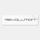 REVOLUTIE BUMPERSTICKER (Voorkant)