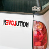 revolutie bumpersticker (Op Truck)